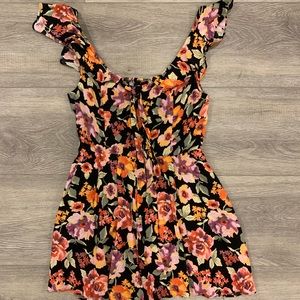 Urban outfitters floral romper